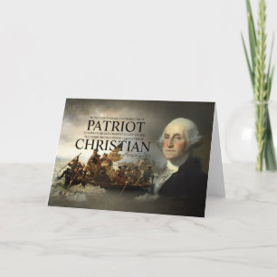 George Washington Christian Card