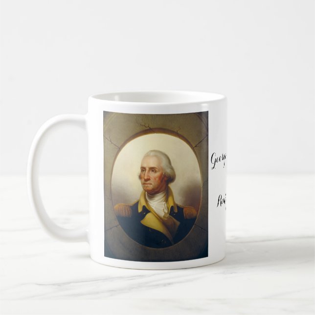 George Washington coffee cup gallery art (Left)