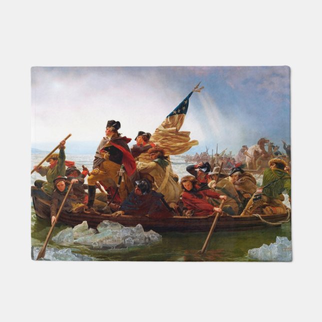 George Washington Crossing Of The Delaware River Doormat (Front)