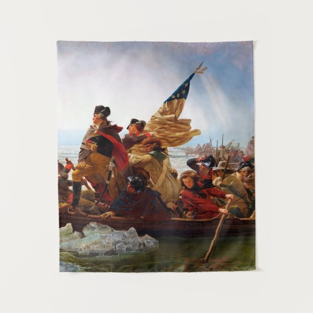 George Washington Crossing Of The Delaware River Tapestry (Front)