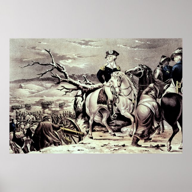 George Washington crossing the Delaware Poster (Front)
