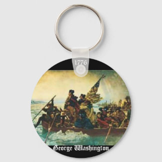 George Washington crossing the Delaware River Keychain