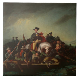 George Washington Crossing the Delaware River Tile