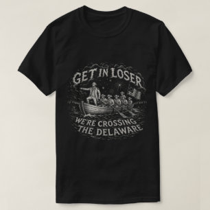 George Washington Delaware Meme Parody Art T-Shirt