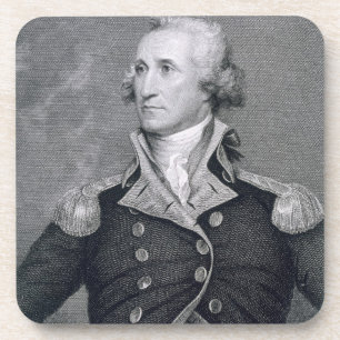 George Washington, engraved by Asher Brown Durand Coaster