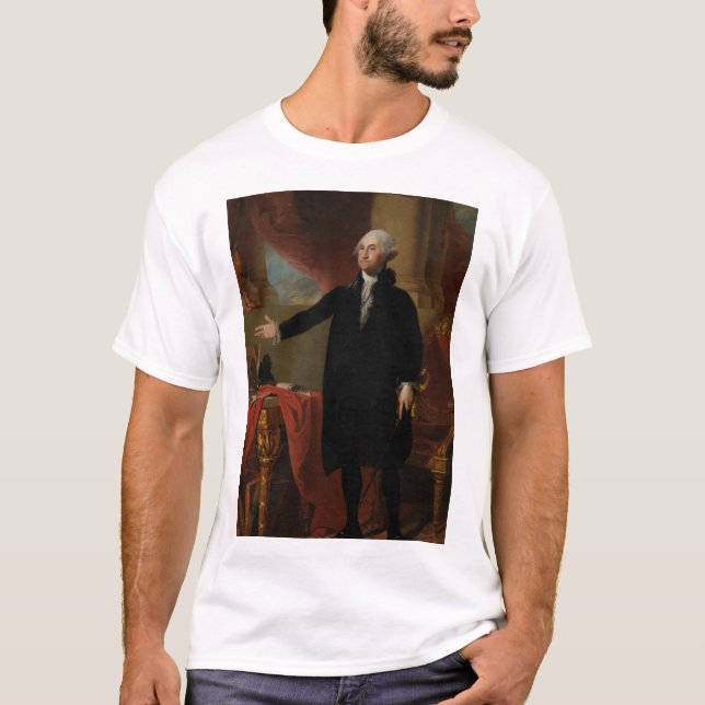 George Washington - Gilbert Stuart (1797) T-Shirt (Front)