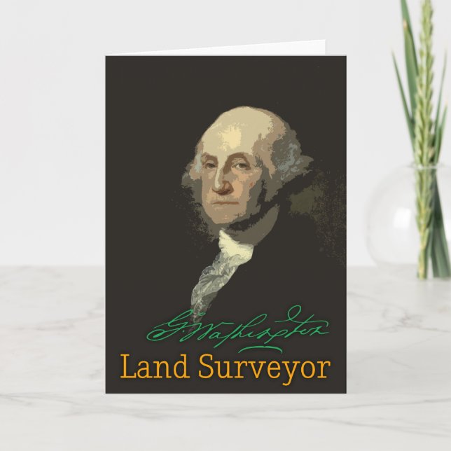 George Washington Greeting Card (Front)