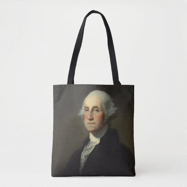 George Washington Historic Portrait Tote Bag (Front)