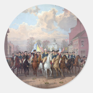 George Washington in New York stickers