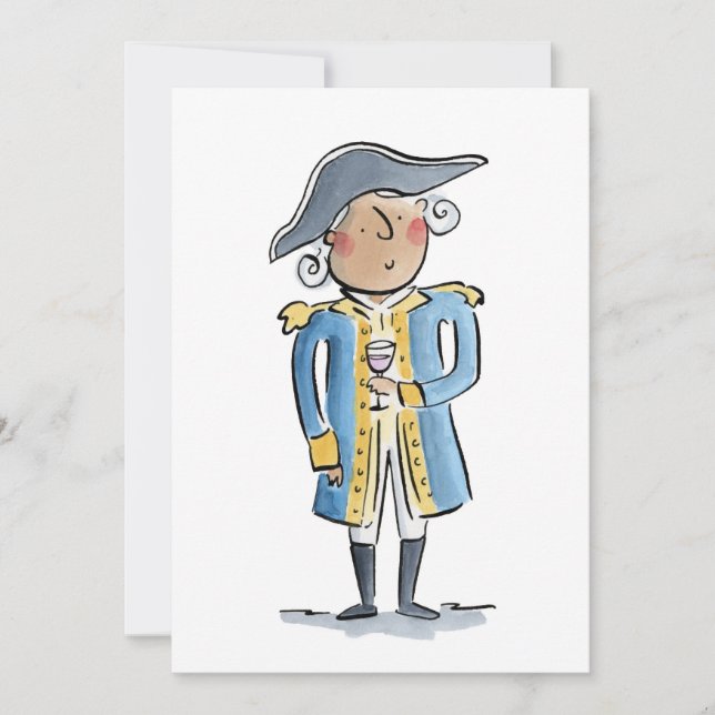 George Washington Invitation (Front)