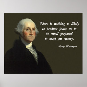 George Washington Military Poster