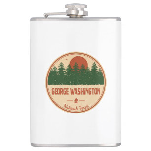 George Washington National Forest Hip Flask