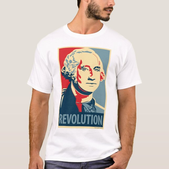 George Washington: Obama Parody Poster T-Shirt (Front)