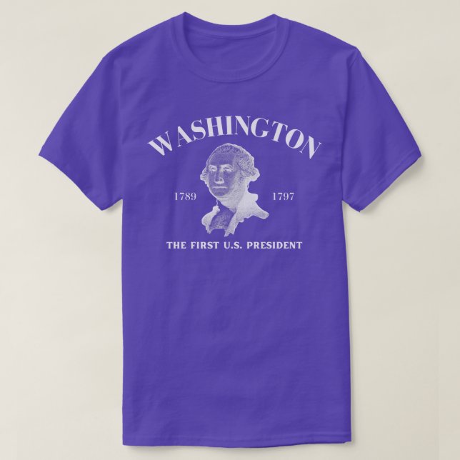 George Washington on Dark T-Shirt (Design Front)