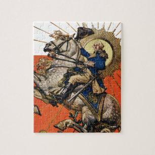 George Washington on Horseback Jigsaw Puzzle