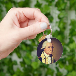 George Washington portrait (1790) Keychain