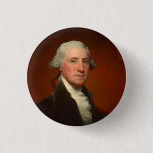 George Washington Portrait 1 Inch Round Button