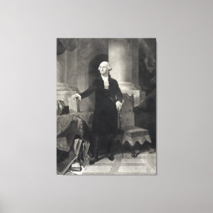 "George Washington Portrait" imprimé de toile enve