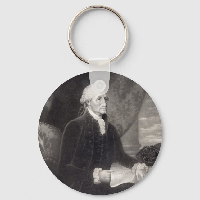 George Washington Portrait keychain (Front)
