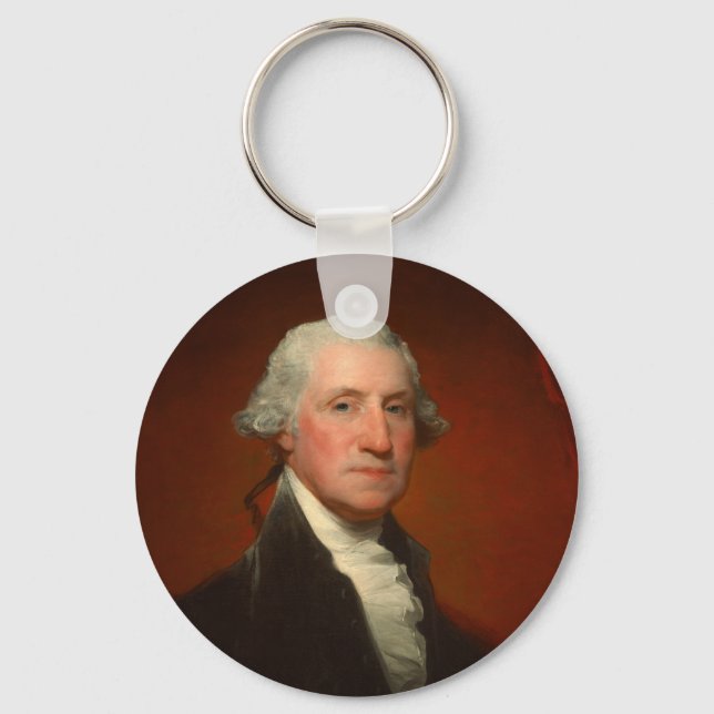 George Washington Portrait Keychain (Front)