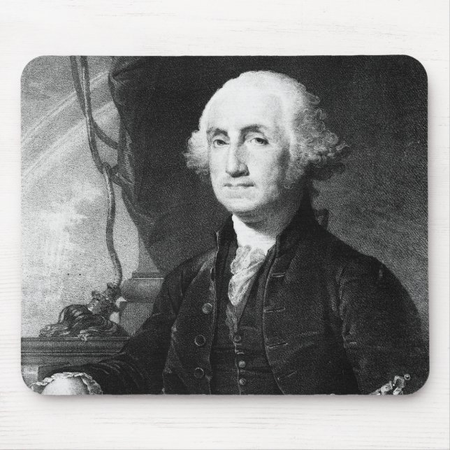 George Washington Portrait mousepad (Front)