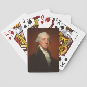 George Washington Portrait Playing Cards