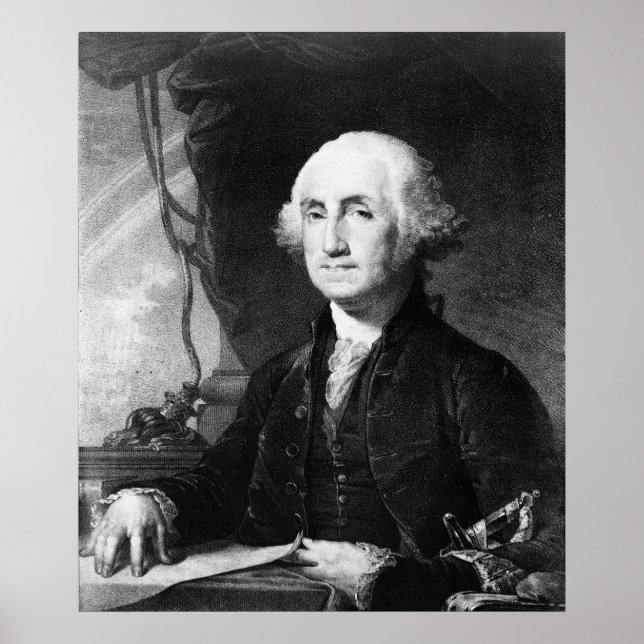 "George Washington Portrait" poster/print Poster (Front)