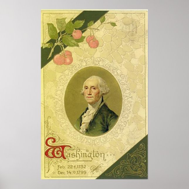George Washington Poster vintage (Devant)