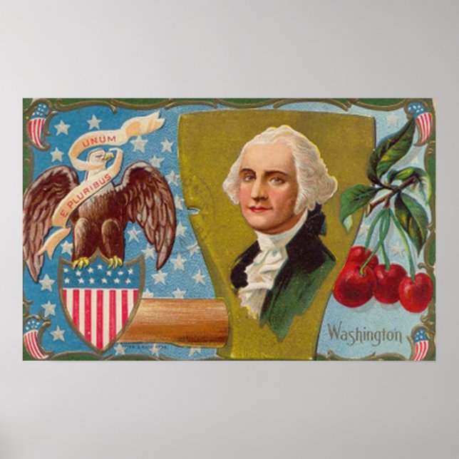 George Washington Poster vintage (Devant)