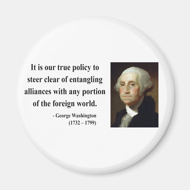George Washington Quote 5b Magnet (Front)