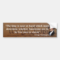 George Washington Quote on The Time