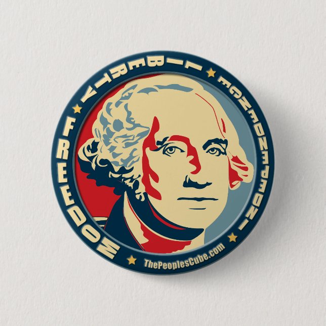 George Washington - Revolution: OHP Button (Front)