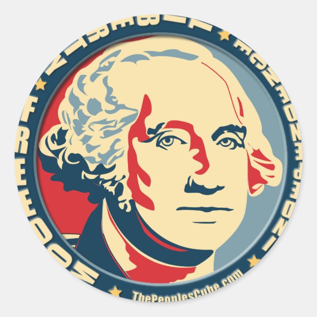 George Washington - Révolution : Sticker OHP (Devant)