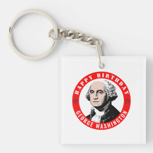 George Washington’s birthday Keychain