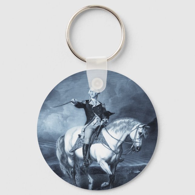 George Washington Salute keychain (Front)