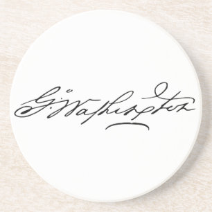 George Washington Signature Coaster