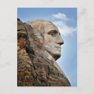 George Washington sur la carte postale du mont
