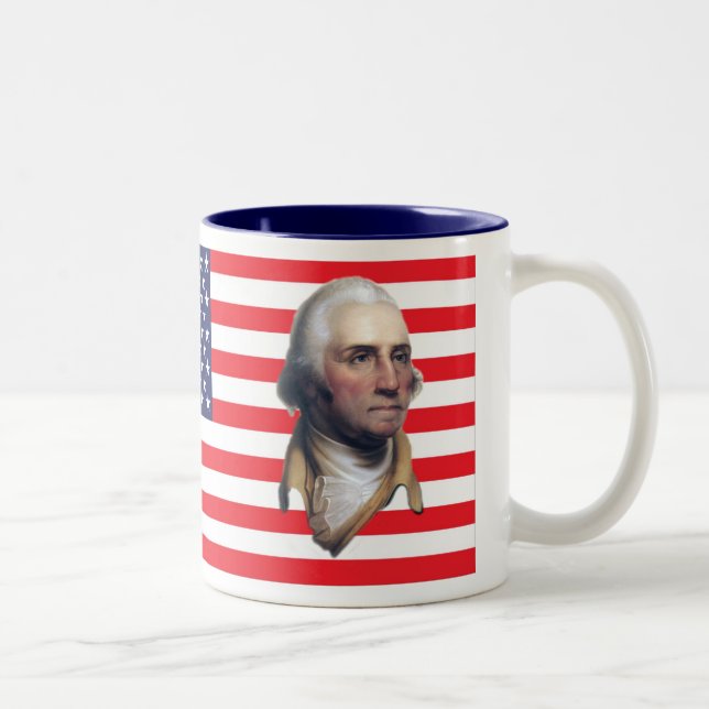 George Washington US Drapeaux Mugs (Droit)