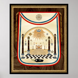 George Washington's Masonic Apron Art Poster