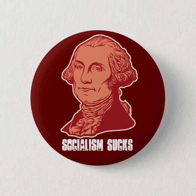 George Washinton Customizable Button (Front)