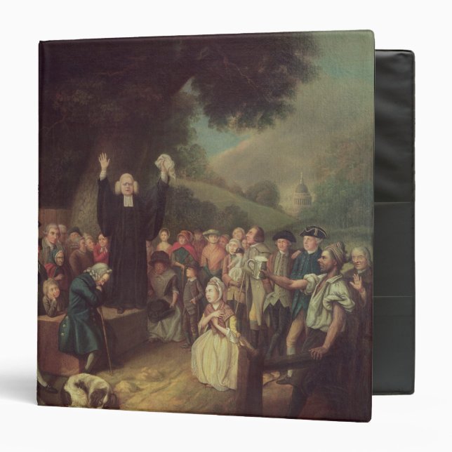 George Whitefield preaching Binder (Front/Inside)