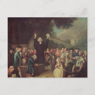 George Whitefield preaching Postcard
