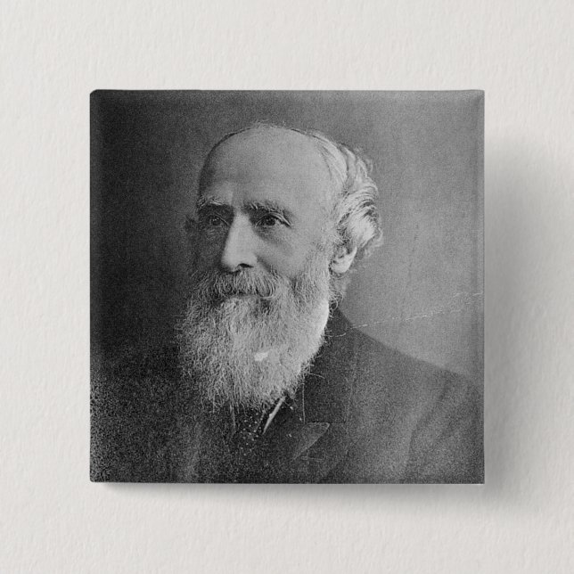 George Williams 2 Inch Square Button (Front)