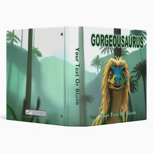 Georgeousaurus Blonde Dinosaur Binder (Background)