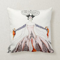 Georges Barbier Coussin de mode Art déco