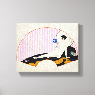 Georges Barbier - Odalisque With A Crystal Ball Canvas Print