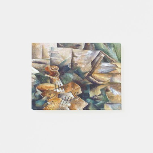 Braque Violin and Palette Postit Notes Zazzle.ca