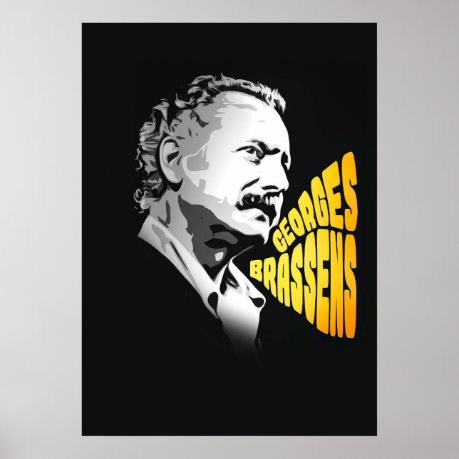 Georges Brassens Poster (Front)