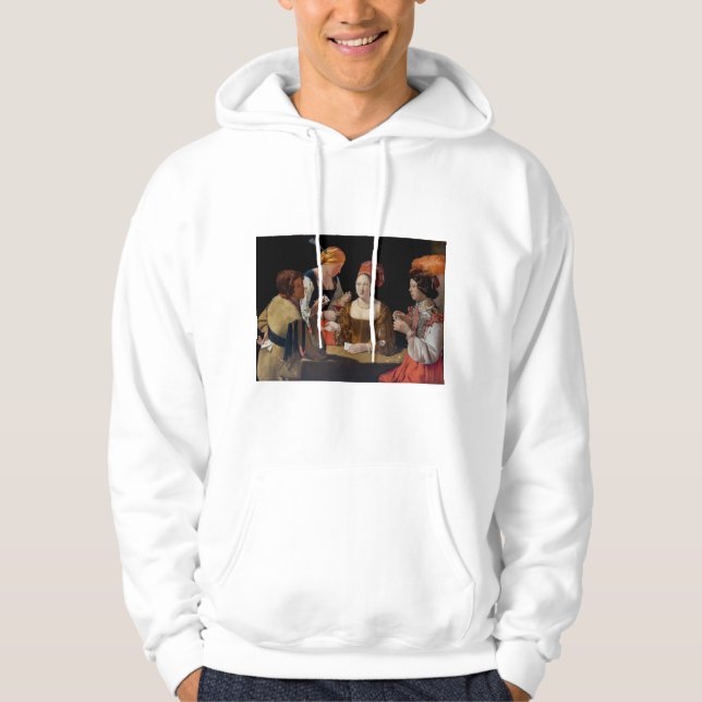 Georges de la Tour - Cheat with Ace of Diamonds Hoodie (Front)