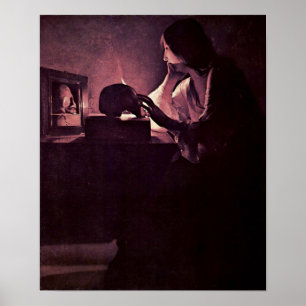 Georges de La Tour - Penitent Mary Magdalene Poster